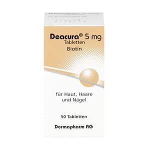 Deacura 5 mg Tabletten Schöne Haare