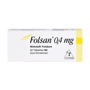 Teofarma FOLSAN 0,4 mg Tabletten Vitamine