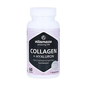 Vitamaze COLLAGEN 300 mg+Hyaluron 100 mg hochdosiert Kaps. 60 Stück