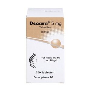 Deacura 5 mg Tabletten Schöne Haare