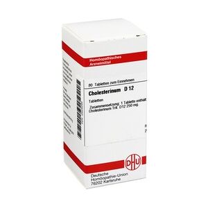 DHU-ARZNEIMITTEL CHOLESTERINUM D 12 Tabletten 80 Stück