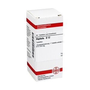 DHU-ARZNEIMITTEL DIGITALIS D 12 Tabletten 80 Stück