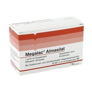 Hermes Arzneimittel Megalac Almasilat Beutel Suspension 20x10 Milliliter