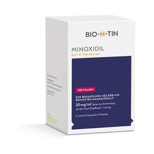 Dr. Pfleger Arzneimittel GmbH Minoxidil BIO-H-TIN Pharma 20 mg-ml - 3 x 60 ml Lösung 3x60 Milliliter