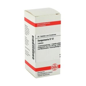 DHU-ARZNEIMITTEL SANGUINARIA D 12 Tabletten 80 Stück