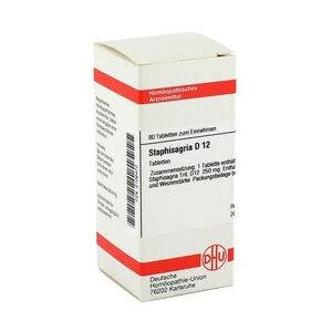 DHU-ARZNEIMITTEL STAPHISAGRIA D 12 Tabletten 80 Stück