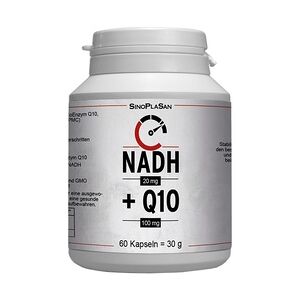 SinoPlaSan GmbH NADH 20 mg+Q10 100 mg Kapseln 60 Stück