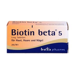 betapharm BIOTIN BETA 5 Tabletten Schöne Haare