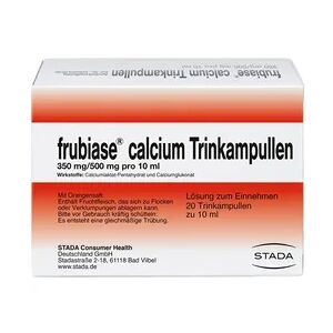 STADA Frubiase Calcium 350mg/500mg Trinkampullen 20 Stück