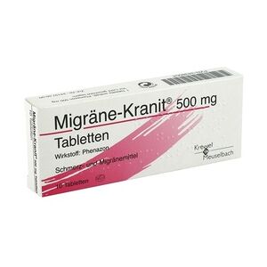 Hermes Arzneimittel Migräne-Kranit 500mg Tabletten 10 Stück