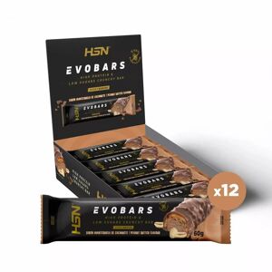HSN Packs Evobars protein bars box erdnusscreme - 12 x 60 g