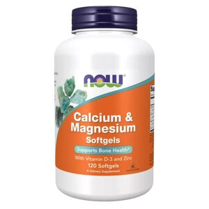 Now Foods Calcium + magnesium 333 mg/166 mg - 120 weichkapseln