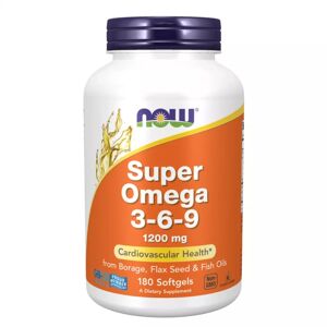 Now Foods Super omega 3-6-9 1200 mg - 180 weichkapseln