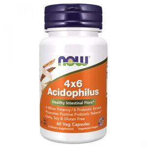 Now Foods 4x6 acidophilus 4b cfu - 60 veg caps