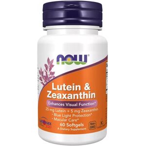 Now Foods Lutein + zeaxanthin 25 mg/5 mg - 60 softgels