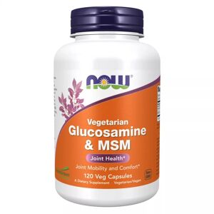 Now Foods Glucosamin + msm 500 mg/500 mg - 120 veg caps