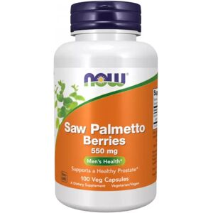 Now Foods Saw palmetto beeren 550 mg - 100 veg caps