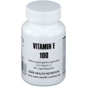 EDER Health Nutrition Vitamin E 100 Kapseln 60 St