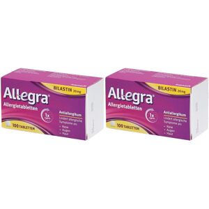 Allegra Allergietabletten 20 mg Tabletten Doppelpack 2x100 St