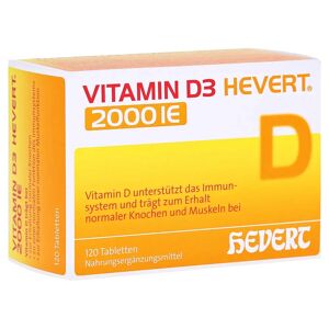 Hevert-Arzneimittel GmbH & Co. KG Vitamin D3 Hevert 2.000 I.E. Tabletten 120 Stück