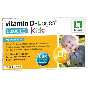 Dr. Loges + Co. GmbH VITAMIN D-LOGES 5.600 I.E. Kids Kautabletten 15 Stück