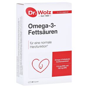 Dr. Wolz Zell GmbH OMEGA-3 FETTSÄUREN 500 mg/60% Kapseln 60 Stück