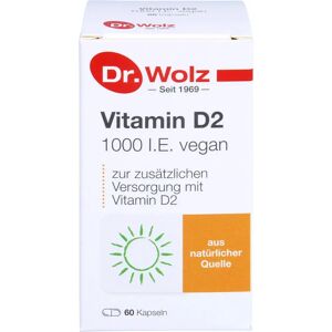 Dr. Wolz Zell GmbH Vitamin D2 1000 I.E. vegan Kapseln 60 St