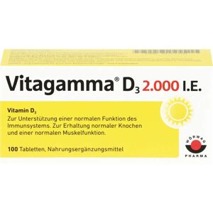 Wörwag Pharma GmbH & Co. KG Vitagamma D3 2.000 I.E. Vitamin D3 Nem Tabletten 100 St