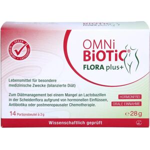 INSTITUT ALLERGOSAN Deutschland (privat) GmbH Omni BiOtiC Flora plus+ Pulver Beutel 28 g