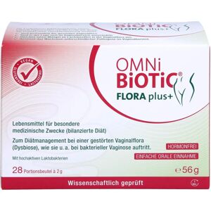 INSTITUT ALLERGOSAN Deutschland (privat) GmbH Omni BiOtiC Flora plus+ Pulver Beutel 56 g