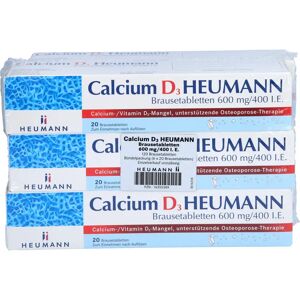 HEUMANN PHARMA GmbH & Co. Generica KG Calcium D3 Heumann Brausetabletten 600 mg/400 I.E. 120 St