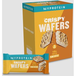 MyProtein Protein Waffel - 10Riegeln - Erdnussbutter