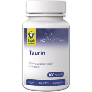 Raab Vitalfood Taurin 100 Kapseln à 600 mg (60g)