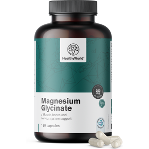 HealthyWorld Magnesiumglycinat 250 mg, 180 Kapseln