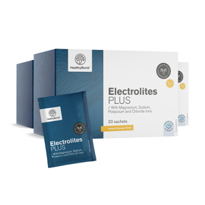 HealthyWorld 3x Elektrolyte – Getränkepulver, zusammen 60 Beutel