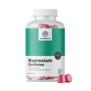 HealthyWorld Magnesium 165 mg, 90 Gummibonbons