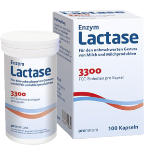 LACTASE 3.300 FCC 200 mg Kapseln 100 St