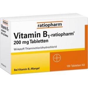 VITAMIN B1-RATIOPHARM 200 mg Tabletten 100 St