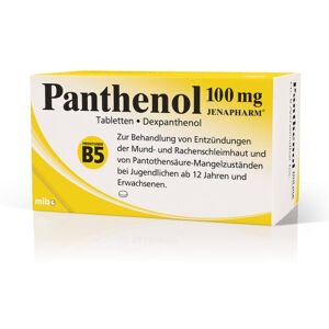 PANTHENOL 100 mg Jenapharm Tabletten 20 St