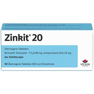 ZINKIT 20 überzogene Tabletten 50 St