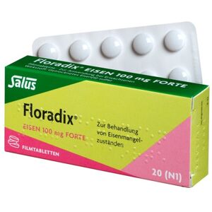 FLORADIX Eisen 100 mg forte Filmtabletten 20 St