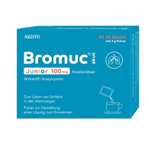 BROMUC akut Junior 100 mg Hustenlöser P.H.e.L.z.E. 20 St