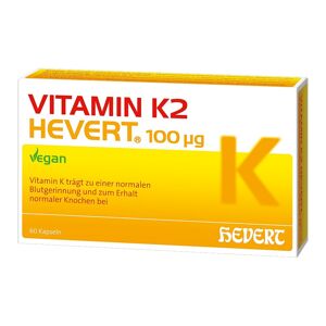 VITAMIN K2 HEVERT 100 µg Kapseln 60 St