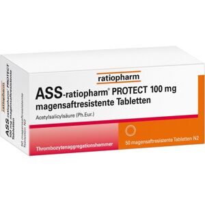 ASS-ratiopharm PROTECT 100 mg magensaftr.Tabletten 50 St