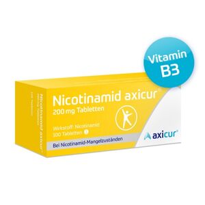 NICOTINAMID axicur 200 mg Tabletten 100 St