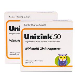 UNIZINK 50 - DOPPELPACK 2X100 St