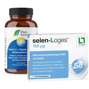 SELEN-LOGES 100 µg 60St. + VITAMIN C+D+Zink Immun 120St. 180 St