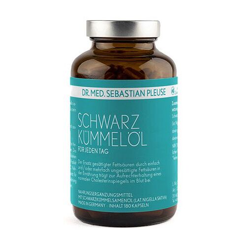 Dr. med. Sebastian Pleuse Schwarzkümmelöl 180 Kapseln für 90 Tage