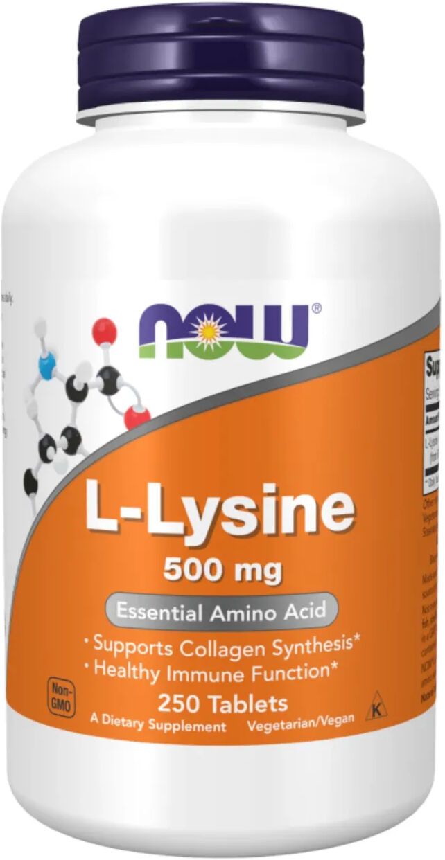 Now Foods L-lysin 500 mg - 250 tabs