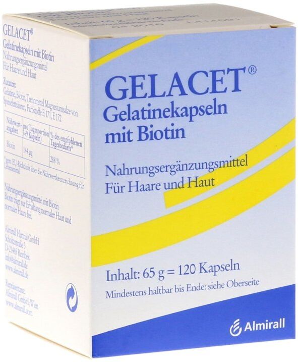 Gelacet GELACET Gelatinekapseln mit Biotin